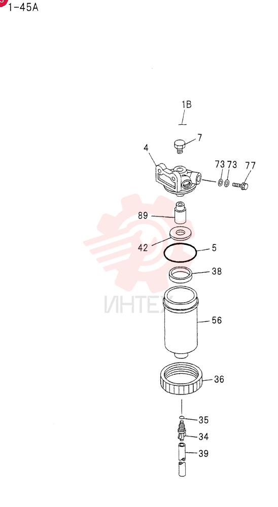 WATER SEDIMENTER; FUEL 1-45A