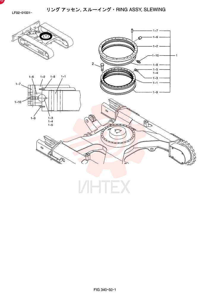 SLEWING RING LE40F00001F1