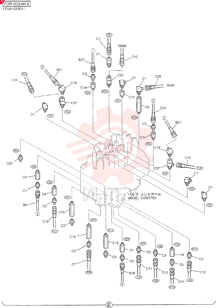 CONTROL LINES, REMOTE LF68H00014F4 (2)