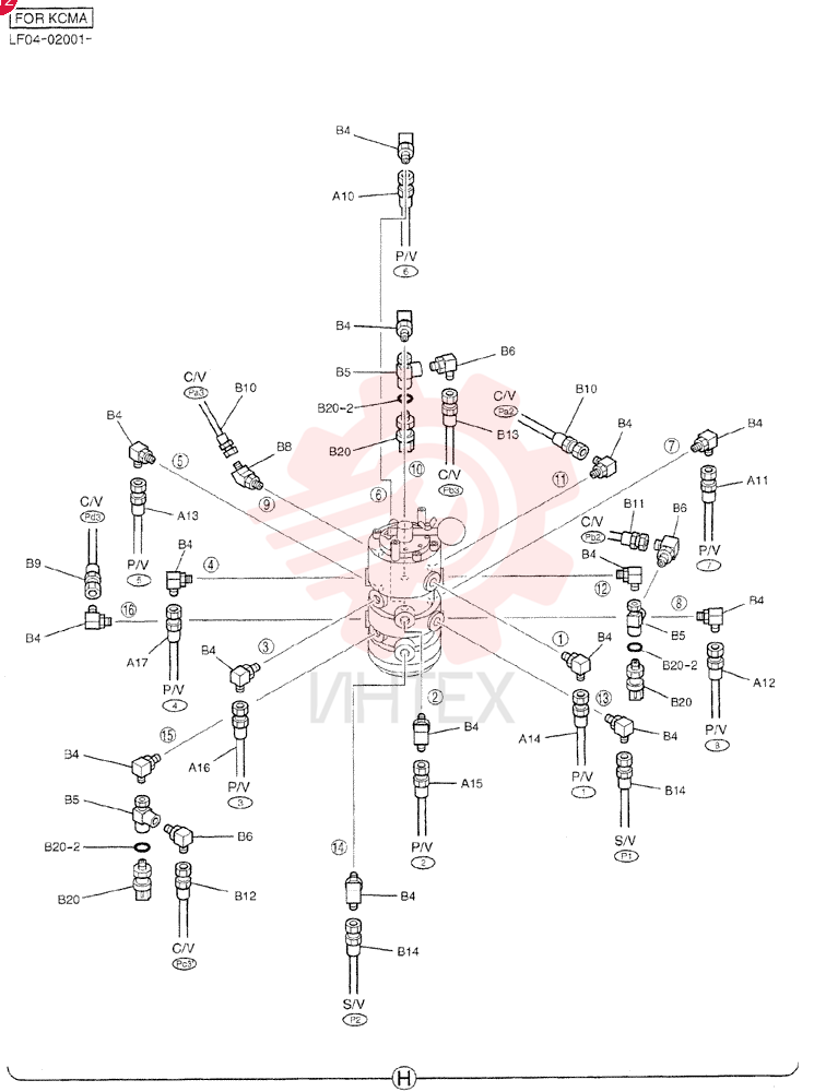 CONTROL LINES, REMOTE LF68H00014F3 (6)