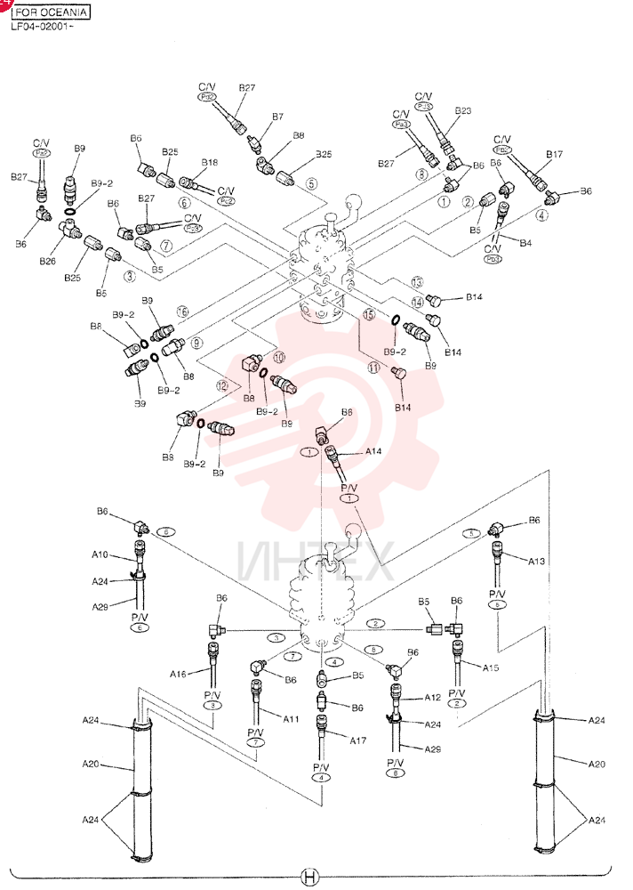 CONTROL LINES, REMOTE LF68H00014F4 (5)