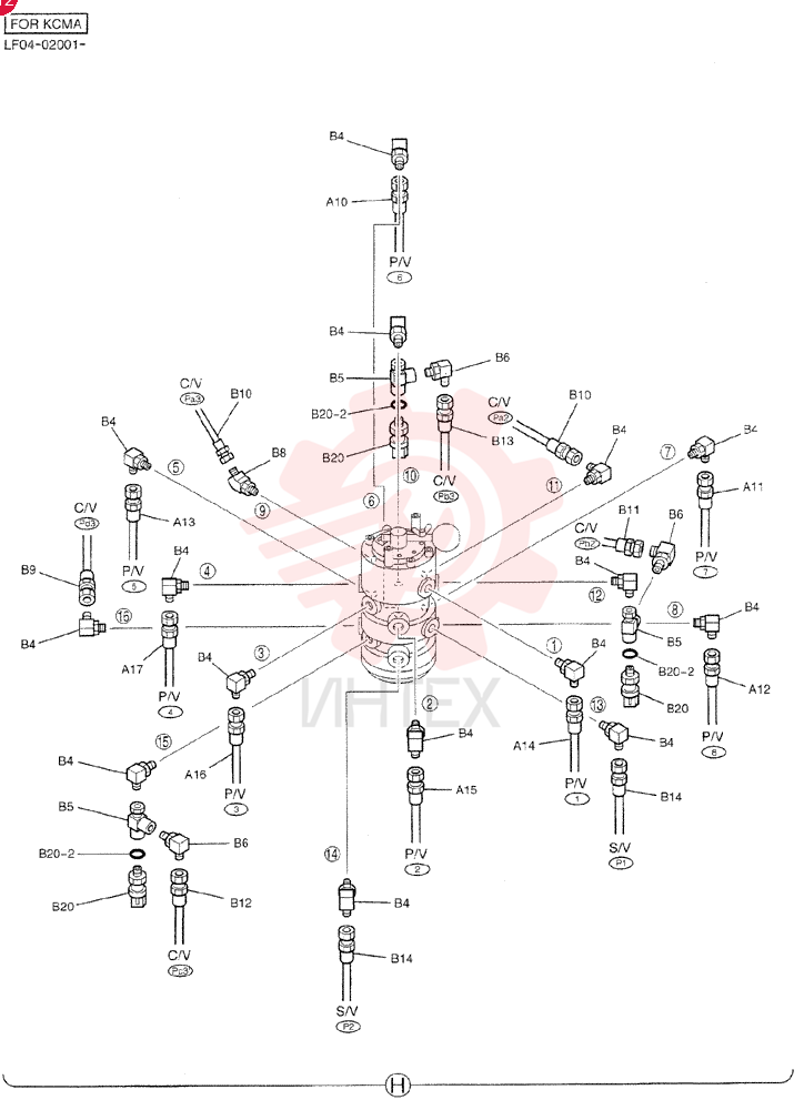 CONTROL LINES, REMOTE LF68H00014F3 (4)