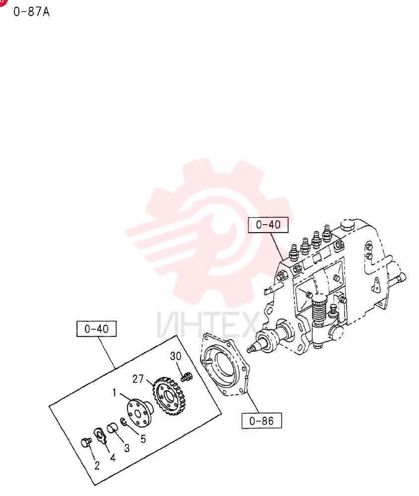 COUPLING; INJ PUMP DRIVE 087-A