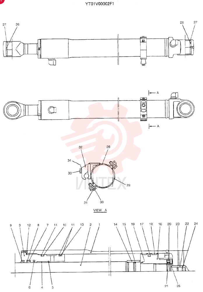 CYLINDER ASSY. YT01V00002F1