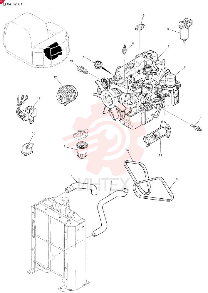 ENGINE YT02P00009F1