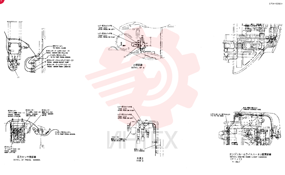 HARNESS ASSY., UPP LF13E00006F1 (1)