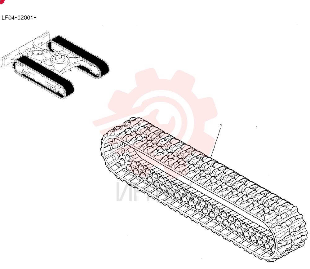 RUBBER TRACK YR61D00009P1