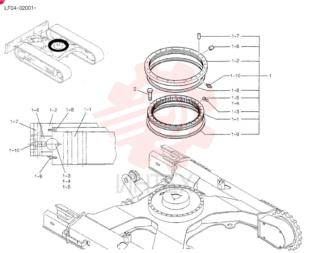 SLEWING RING LE40F00001F1