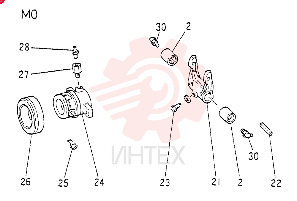 CLUTCH RELEASE PARTS KIT