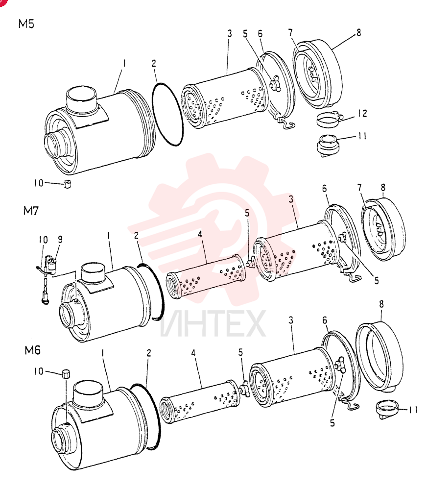 AIR CLEANER ASSY FHG16 (M5)