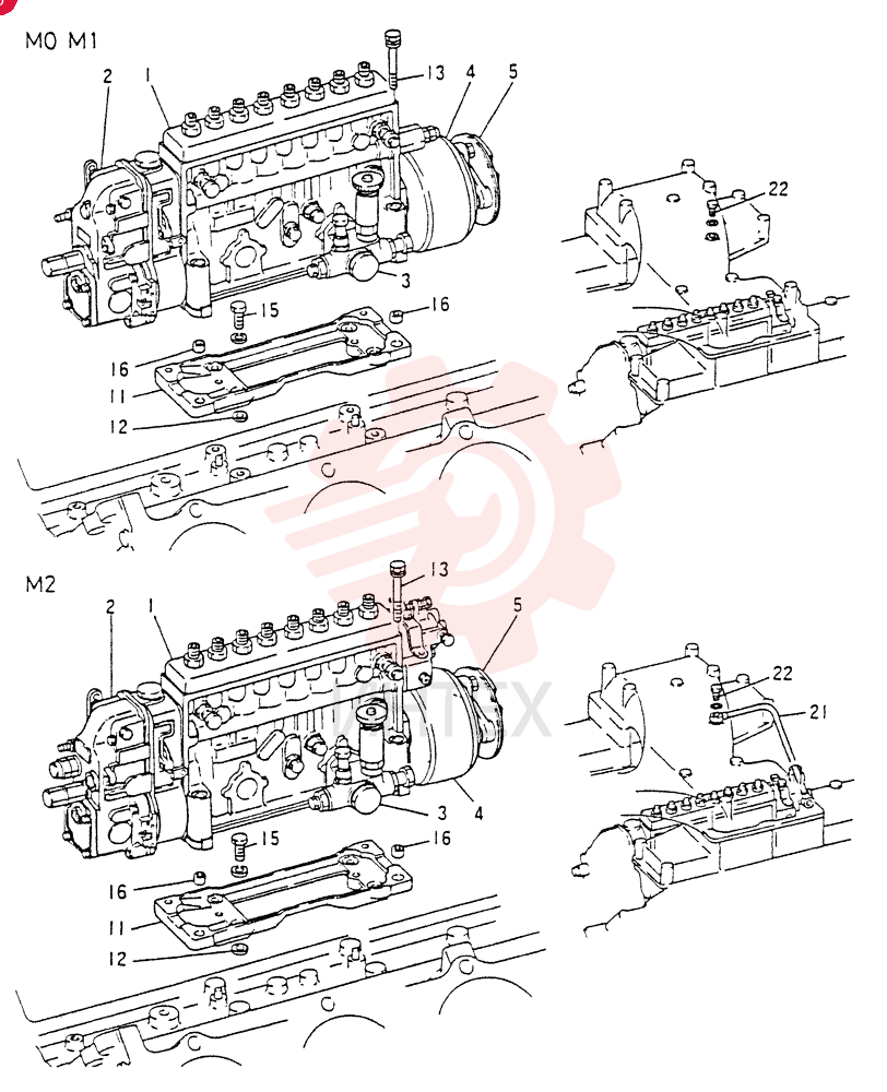 INJECTION  PUMP   GENERAL ASSY  (M0), Start Year: 01-SEP-85