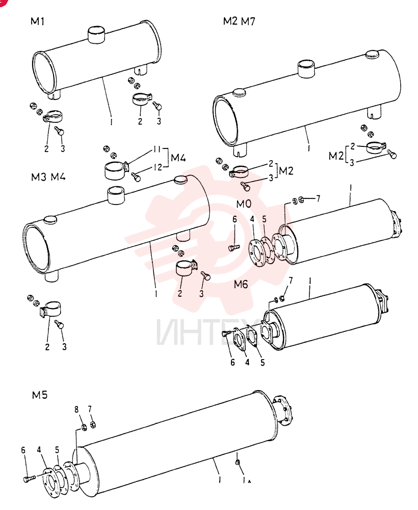 MUFFLER ASSY (M1)