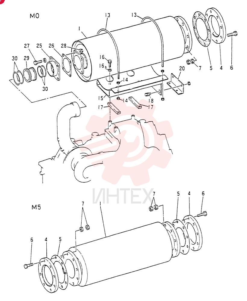 MUFFLER ASSY (M5)