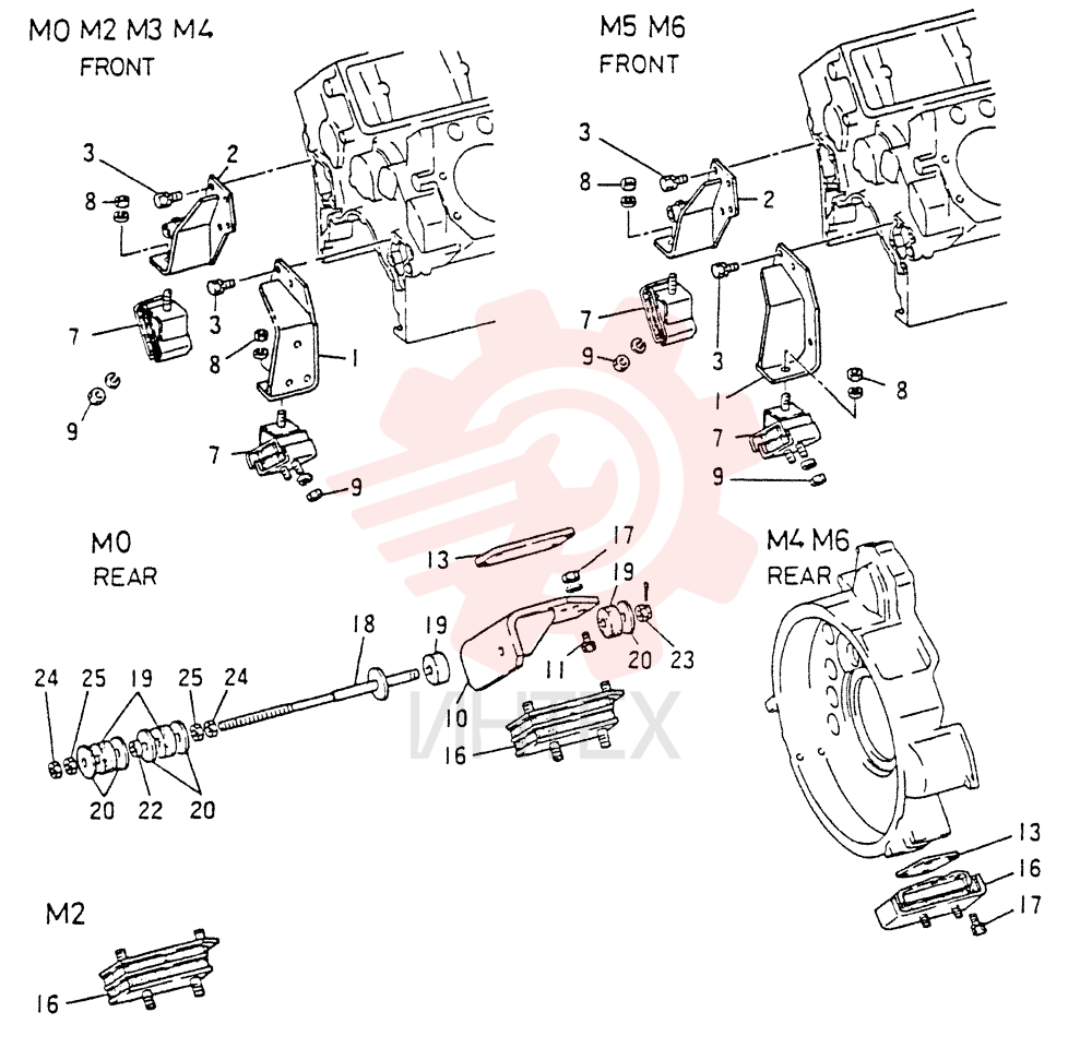 BRACKET,MOUNTING FR (FOR M0,M2, M3, M4 ONLY) LH