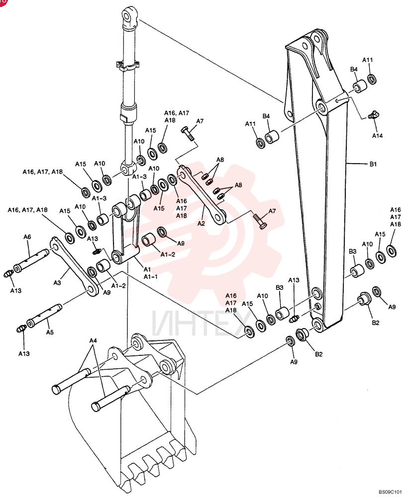Link Assembly, Bucket YY12B01360F1
