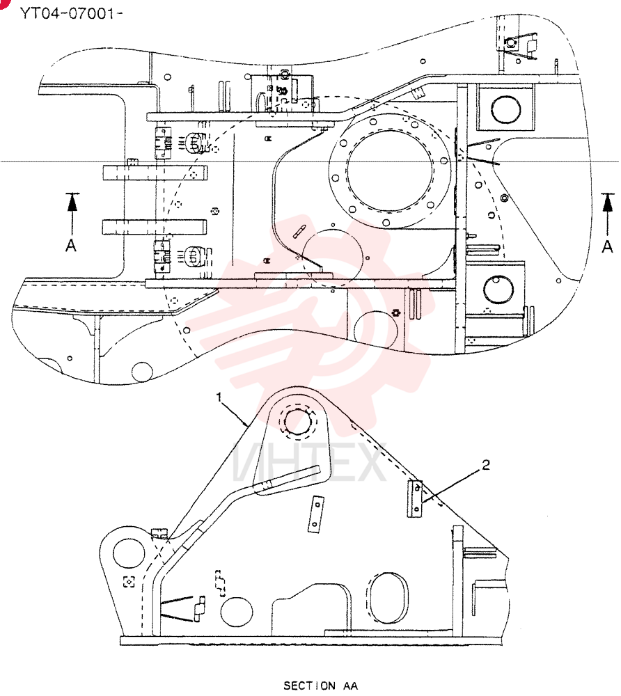 FRAME, UPP YT52F00034P1