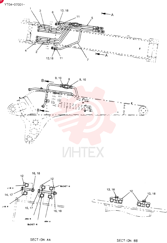 HYD LINES, BOOM YT42H00014F1