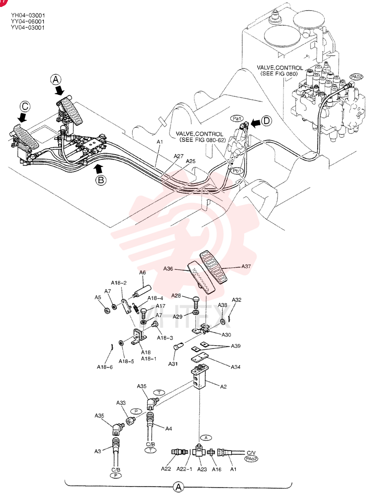 CONTROL LINES, REMOTE YY68H00035F1 (1)