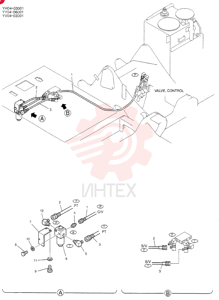 CONTROL LINES,VALVE YY64H00056F1