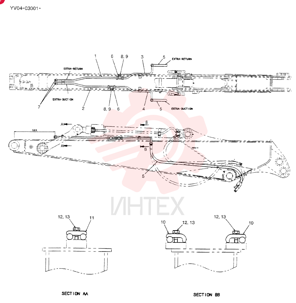 HYD LINES, ARM 2.7M