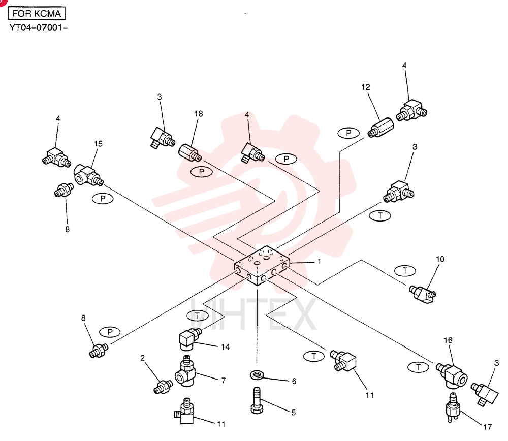 CONTROL LINES, BLOCK YT64H00042F3