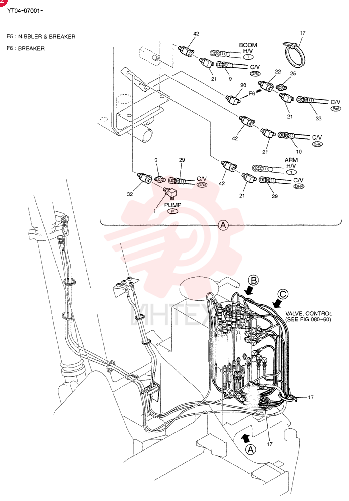 CONTROL LINES, MAIN (NIBBLER & BREAKER) YT06H00023F5 (1)