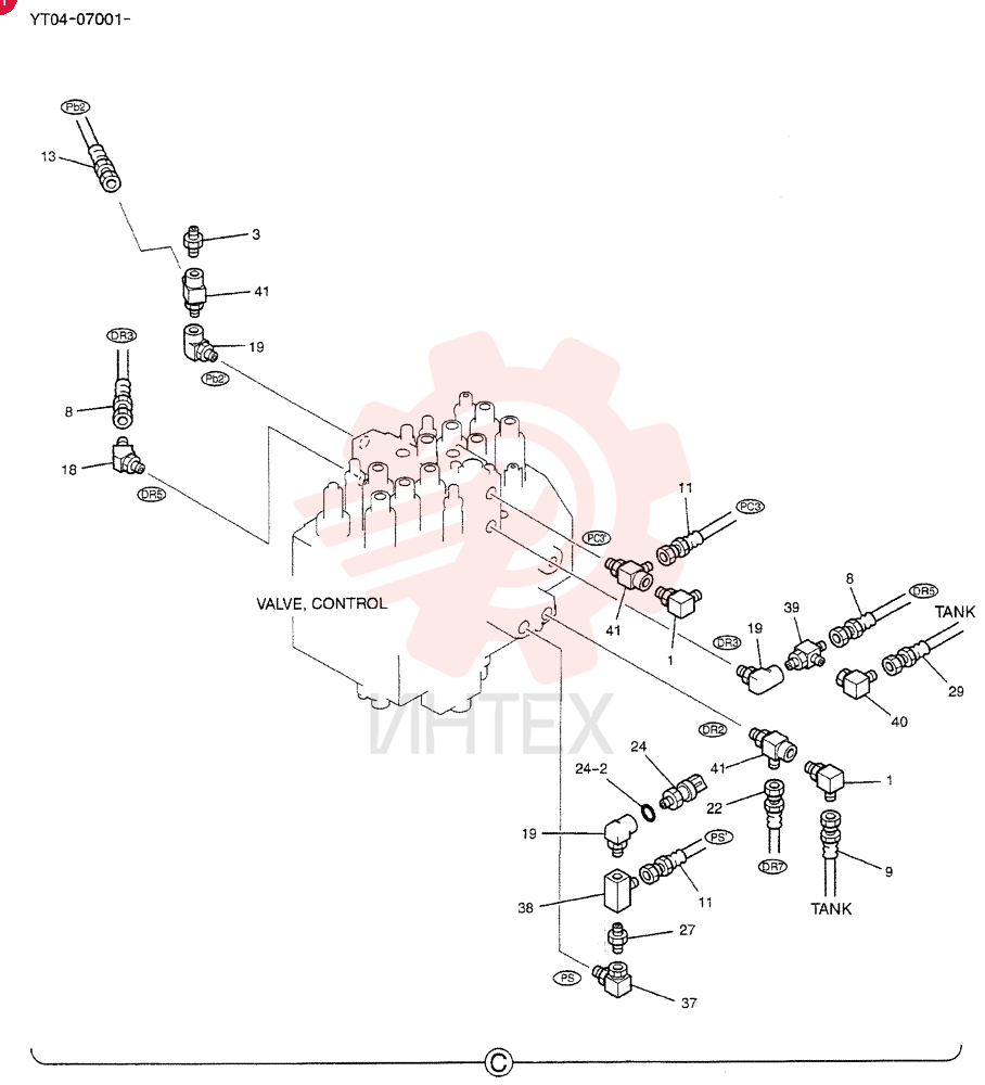 CONTROL LINES, MAIN (STD) YT06H00022F7 (2)