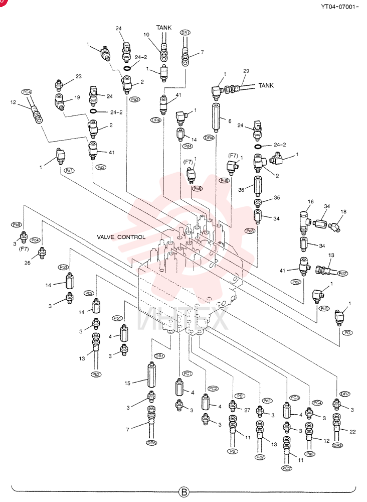 CONTROL LINES, MAIN (STD) YT06H00022F7 (3)