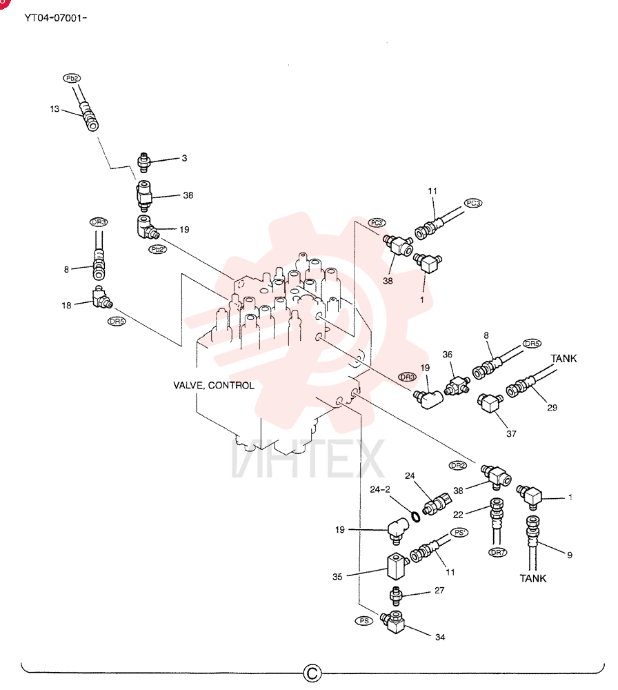CONTROL LINES, MAIN (STD) YT06H00029F7 (1)