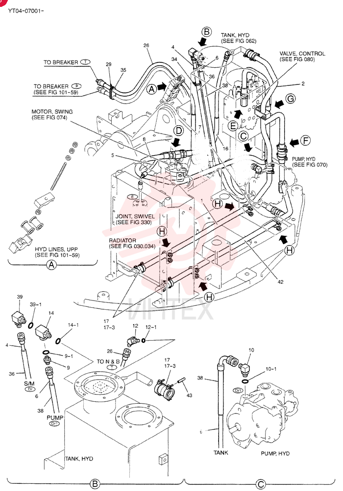 HYD LINES, RETURN YT32H00009F5 (1)