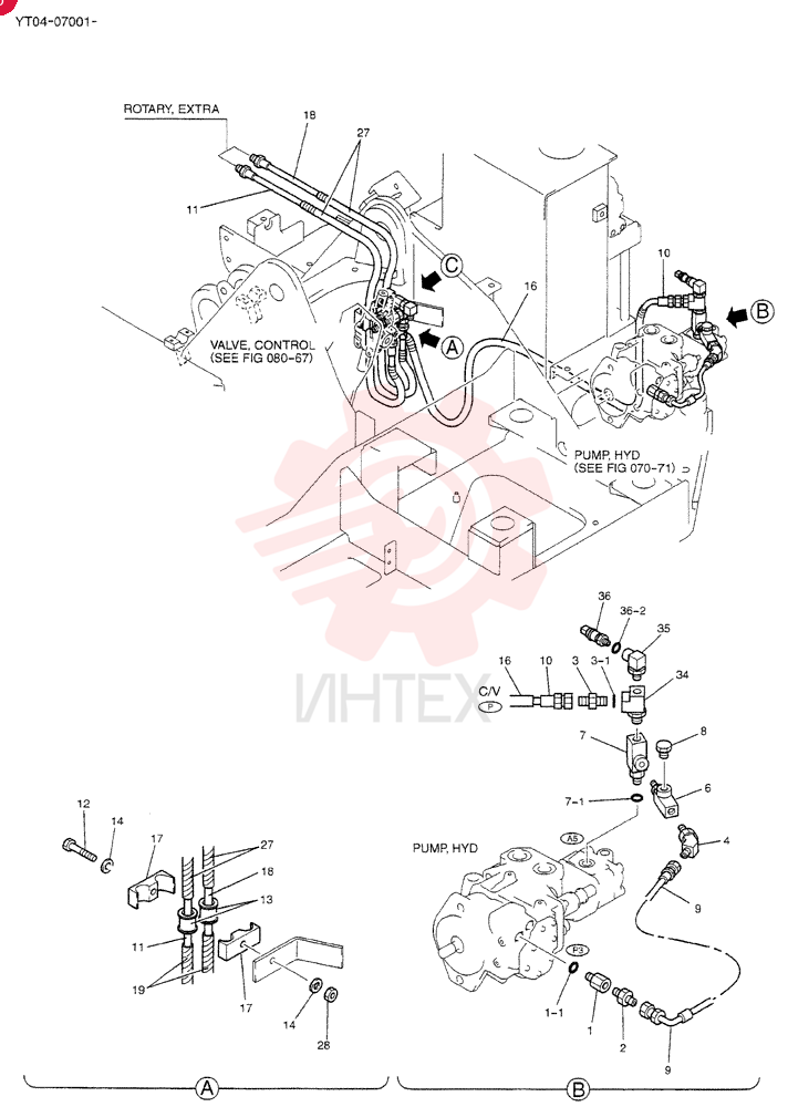 HYD LINES, UPP YT03H00032FG (2)