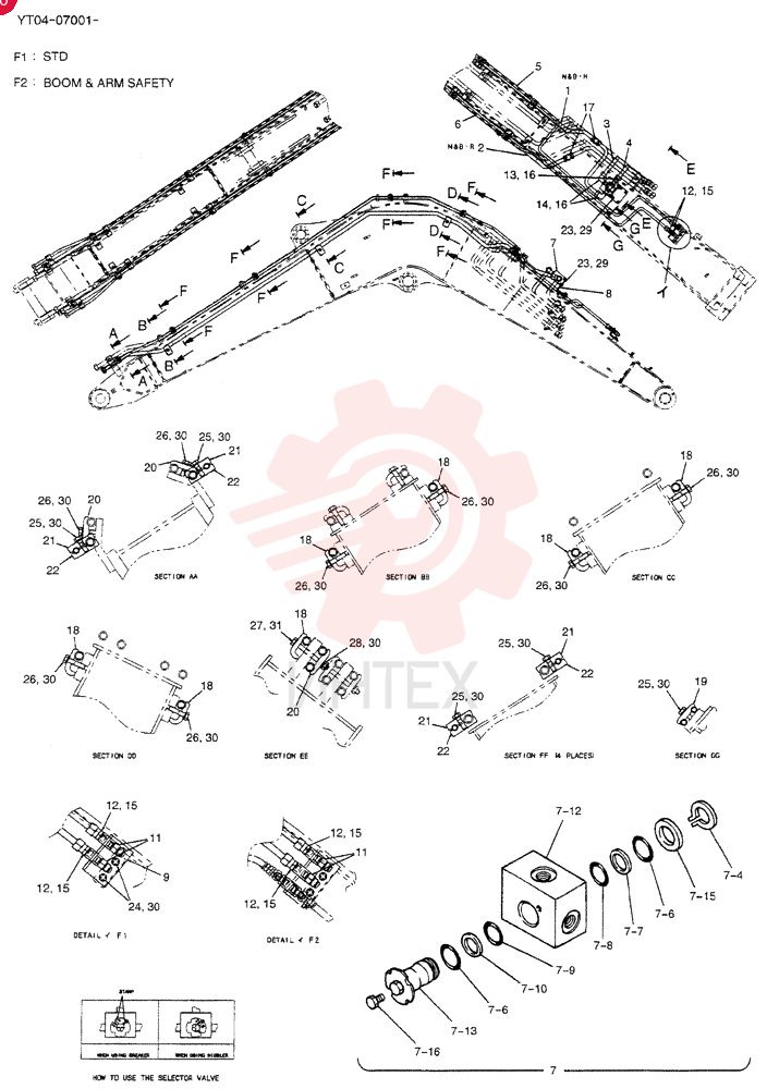 HYD TUBE YT42H00068F1