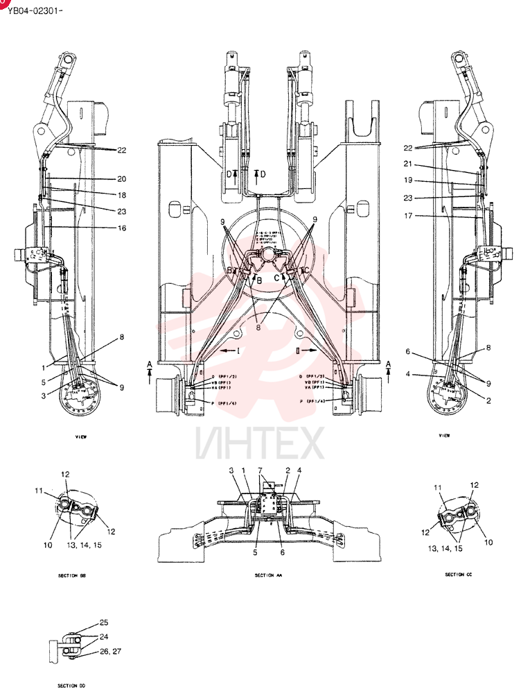 HYD LINES, LOW YB02H00003F1