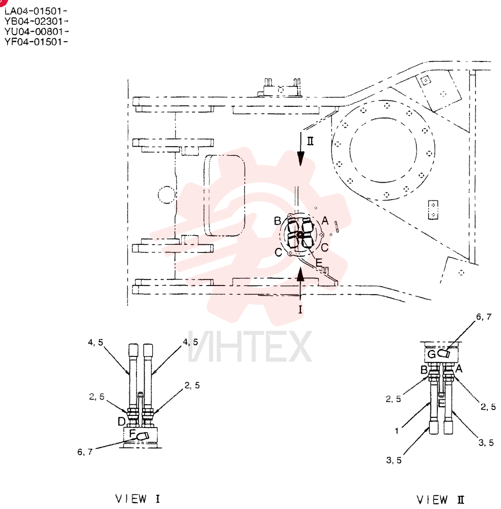 HYD LINES, SWIVEL YN19H00013F2
