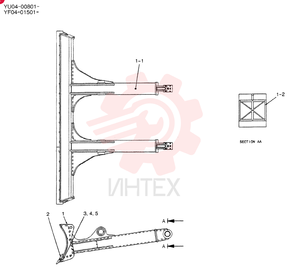 DOZER BLADE YN51B00011F1