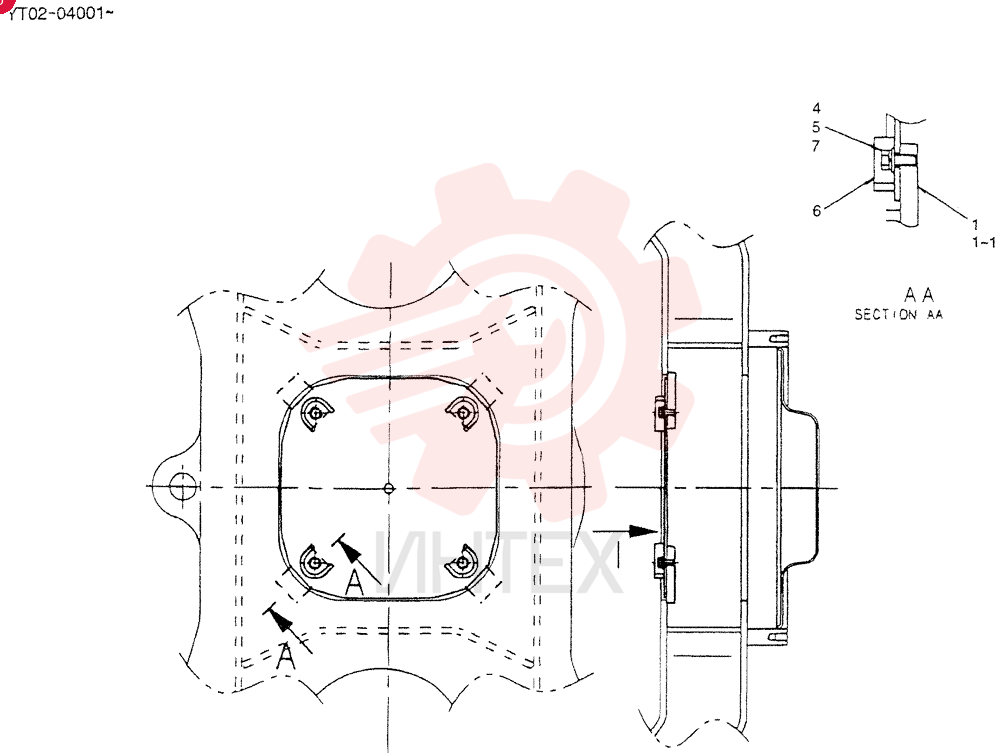 COVER ASSY, UNDER YT24C00003F2