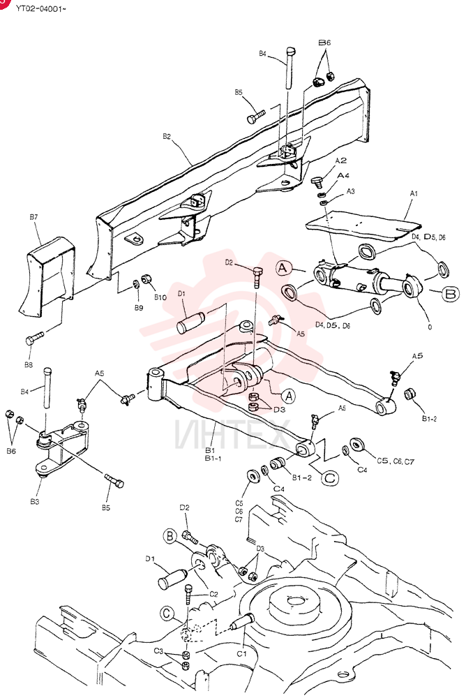 HYDRAULIC CYLINDER YR01V00015F1