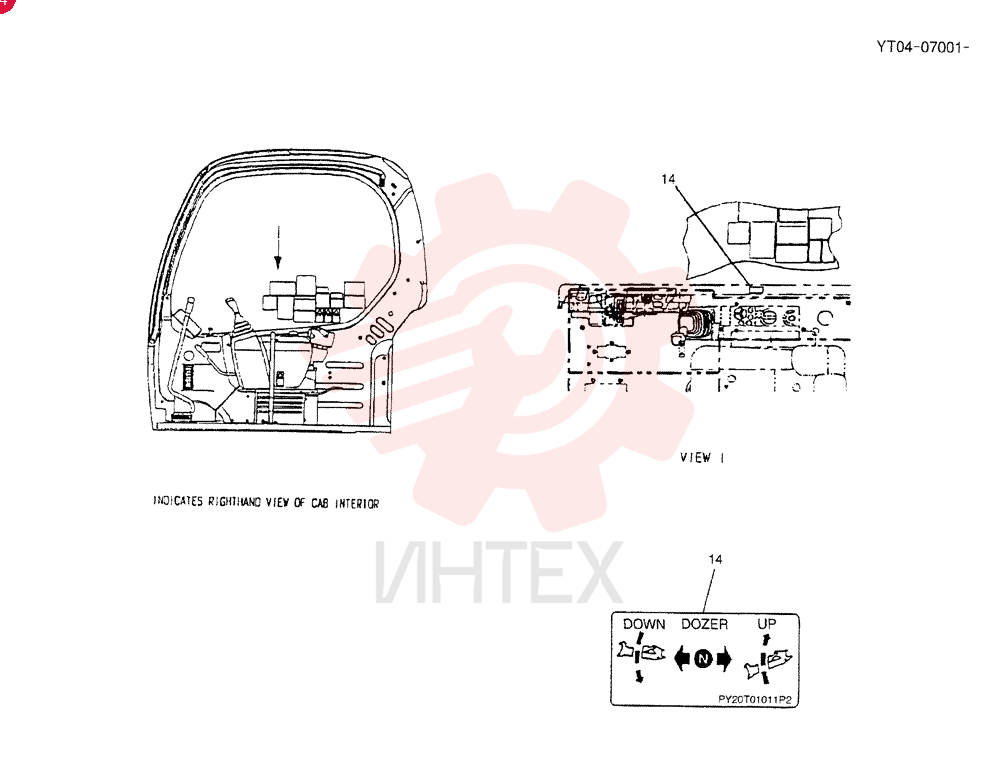CONTROL LINES, REMOTE YT68H00006F2 (2)