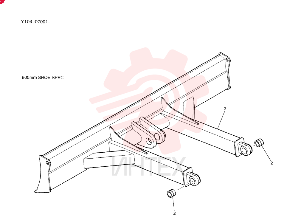 DOZER BLADE YT51B00047F2
