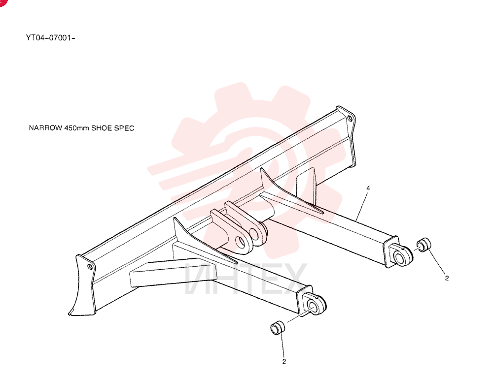 DOZER BLADE YT51B00047F3