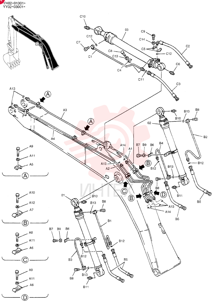 CYLINDER ASSY. YY01V00001F1 (1)