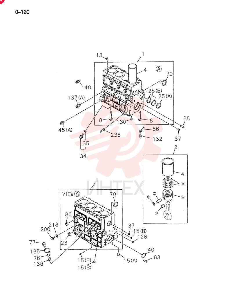 CYLINDER BLOCK 8971239542