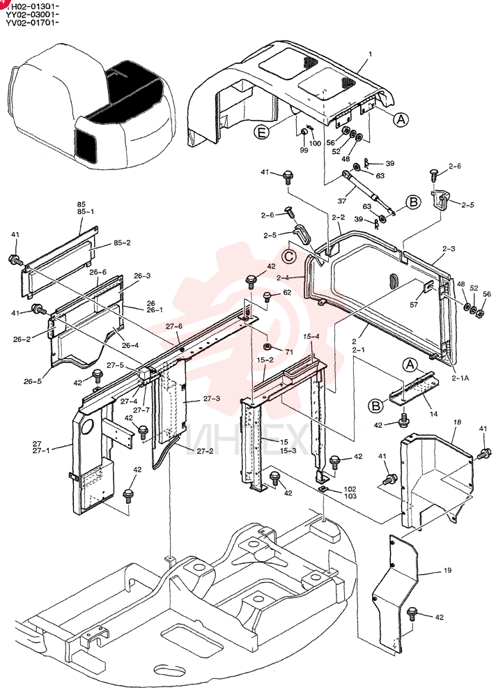 GUARD ASSY. YY21C00010F1 (4)