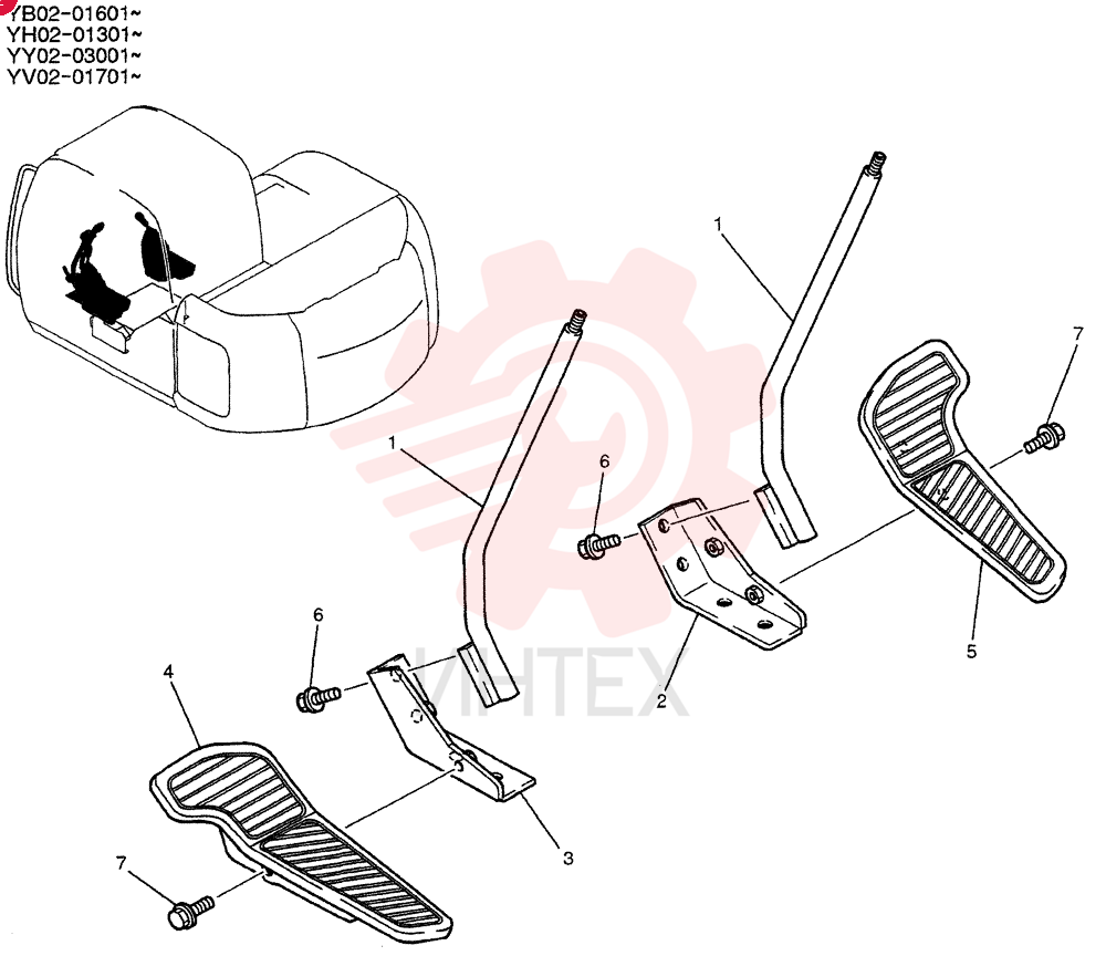 LEVER ASSY. YV50M00003F1