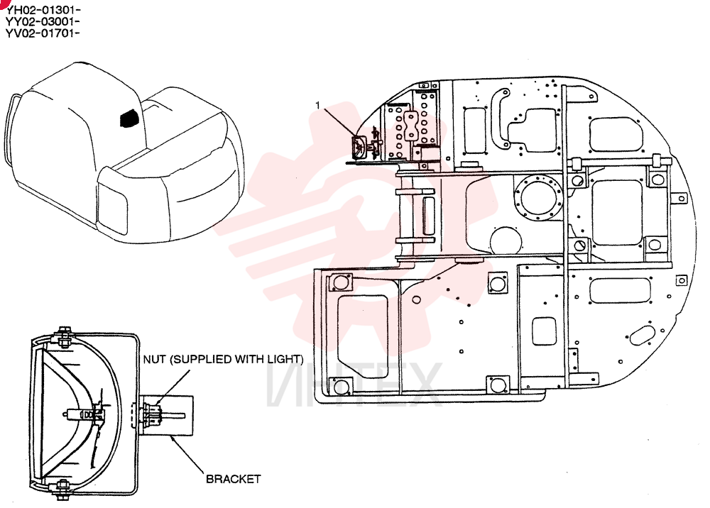 LIGHT ASSY. YX80E00002F1