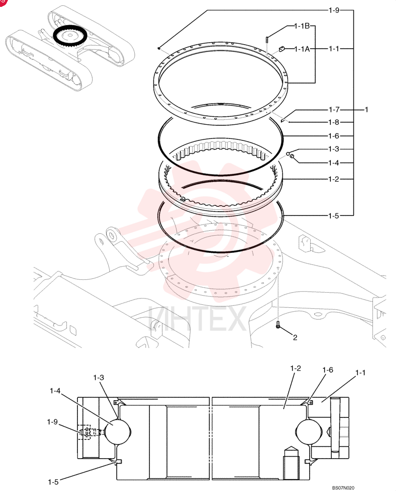 SLEWING RING LP40F00003F1