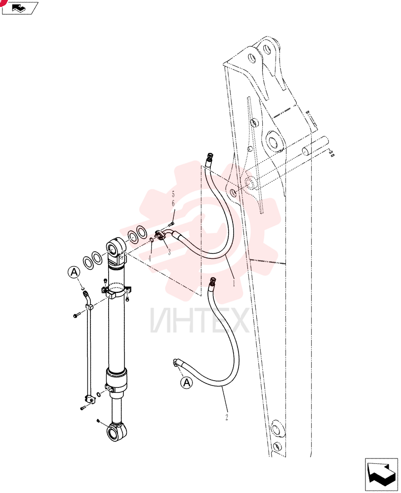 Arm 2.84M, Bucket