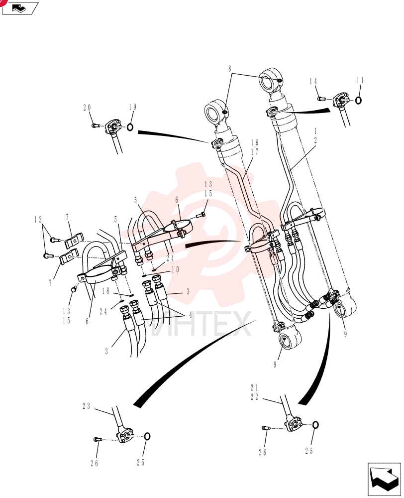 Cylinder Boom YY42H00128F1