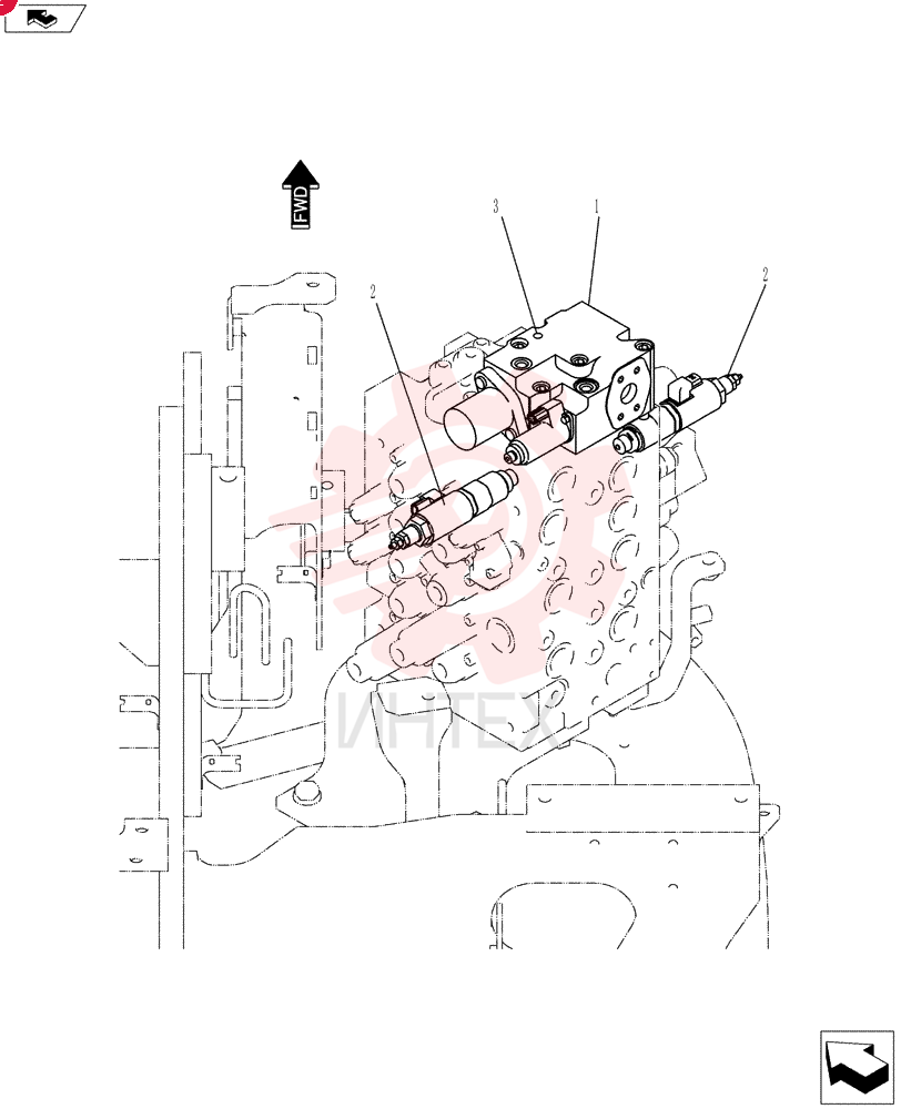Схема (ED150-2) - BLADE RUNNER EXCAVATOR/DOZER ASN LH01-01001 (1/09-12/12) YY64H00130F1