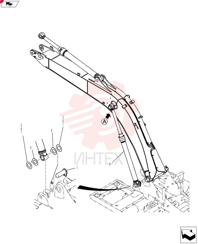 Схема (ED150-2) - BLADE RUNNER EXCAVATOR/DOZER ASN LH01-01001 (1/09-12/12) YY02B00189F1
